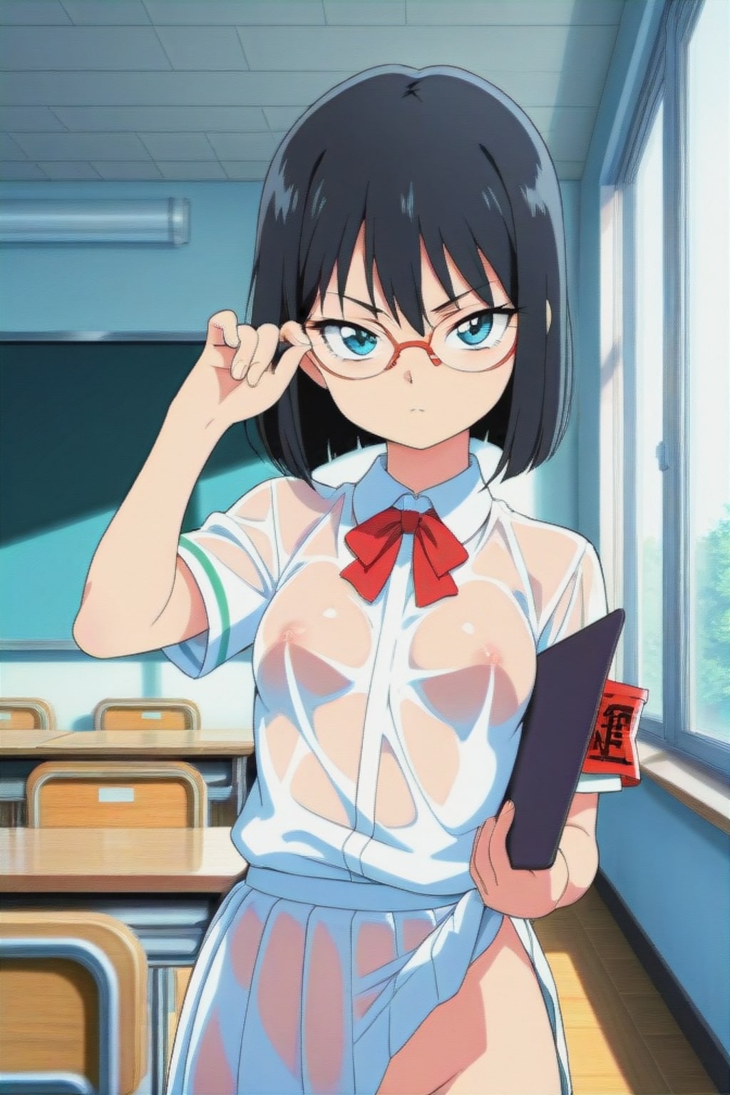 スケスケ学園の風紀委員長