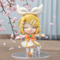ボカロ　鏡音リン　ねんどろいど風 2枚目