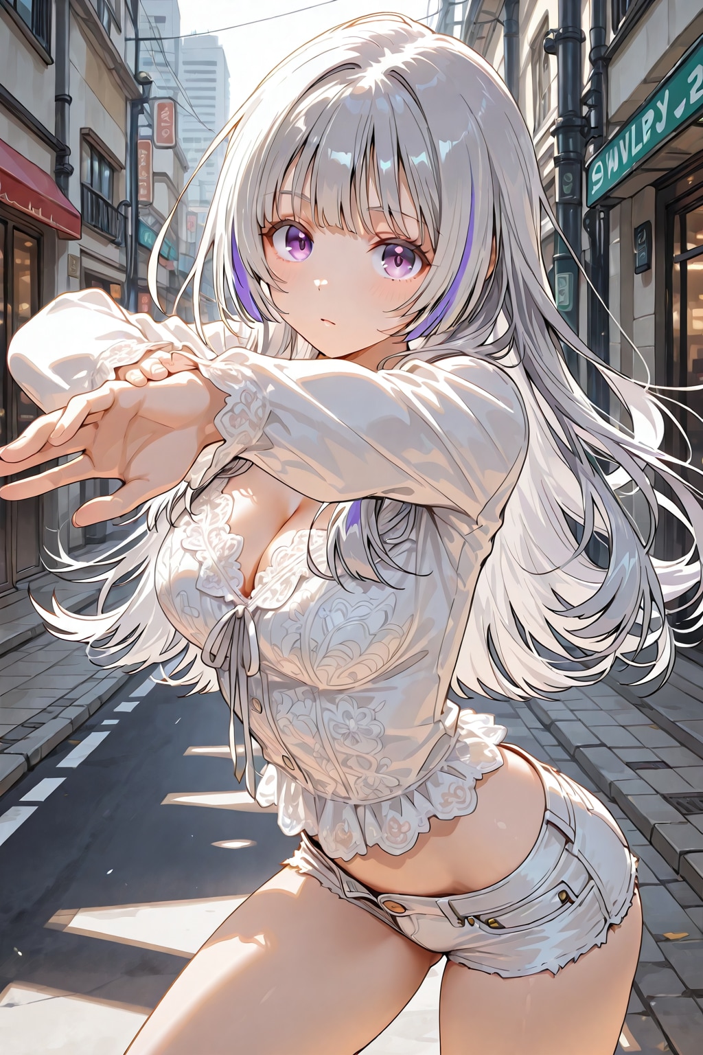 街で出会った少女