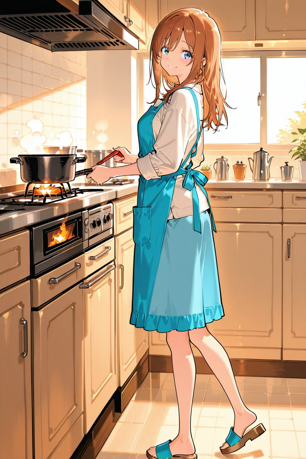 お帰り。もうすぐ、ご飯だからね❤