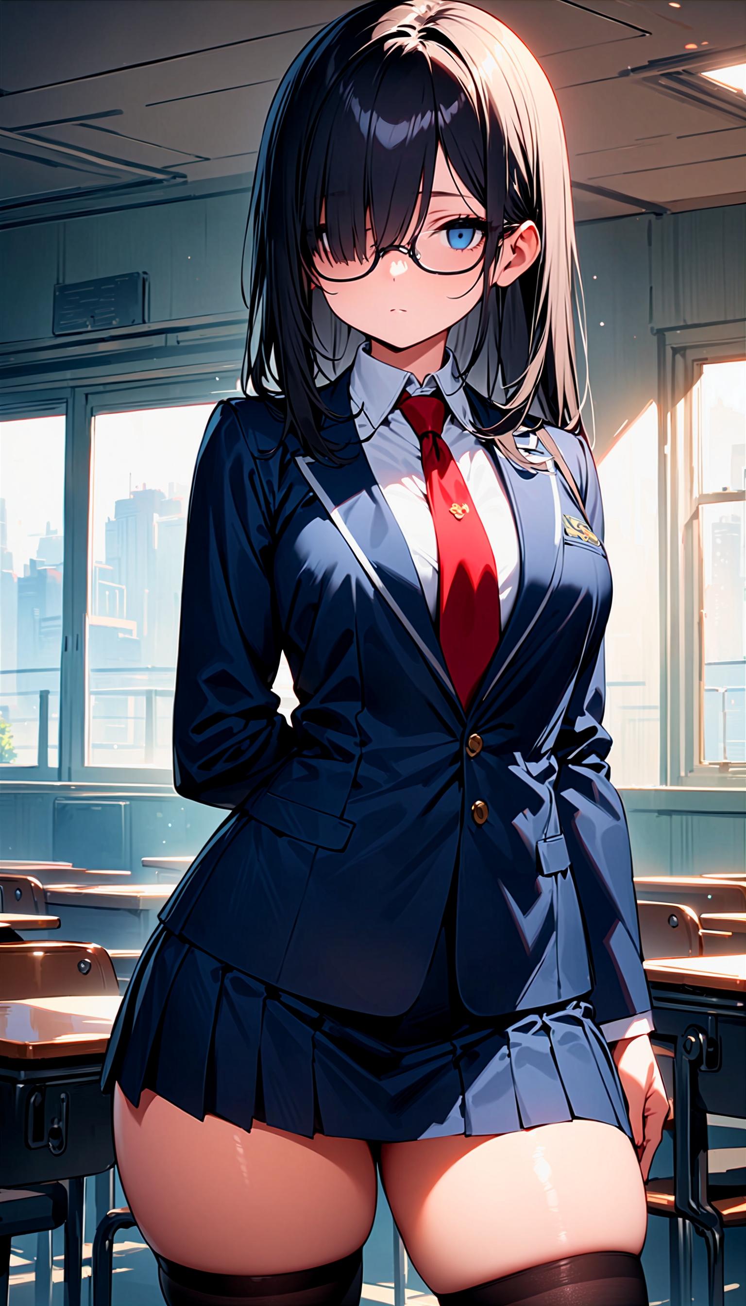 根暗でクールな彼女
