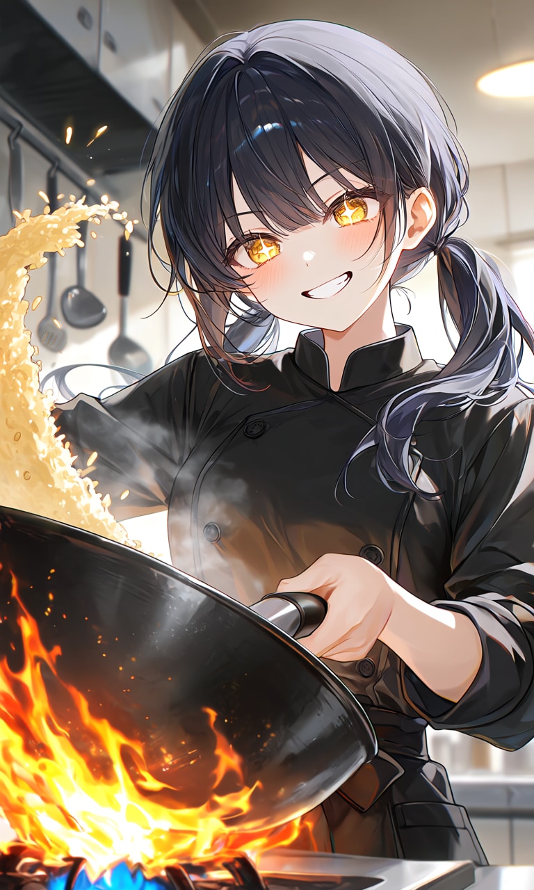 【うちの子】中華屋の娘、恋偈ちゃんの本格チャーハン