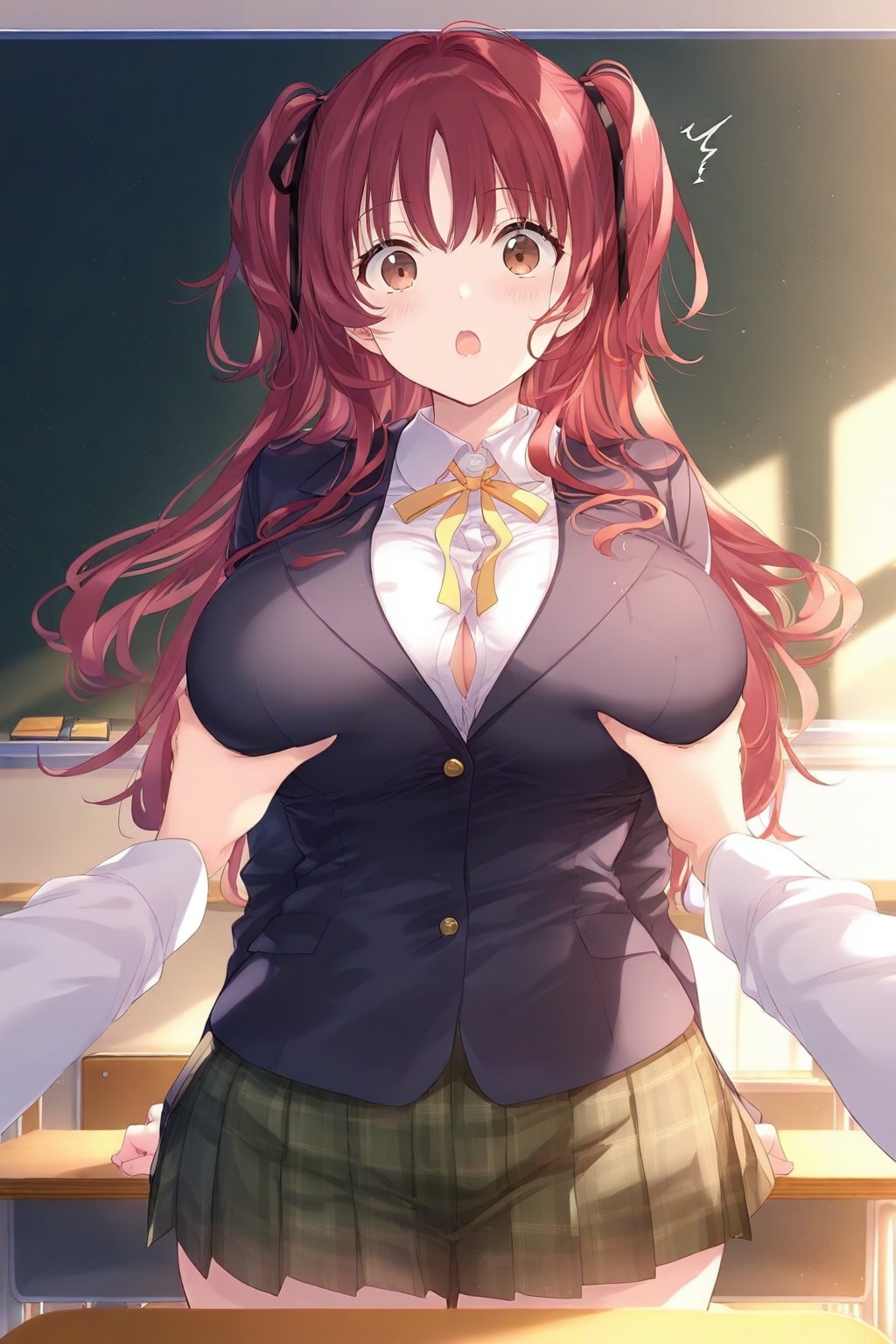 んもぅ……相変わらず遠慮ゼロで触りに来るわね……♥️