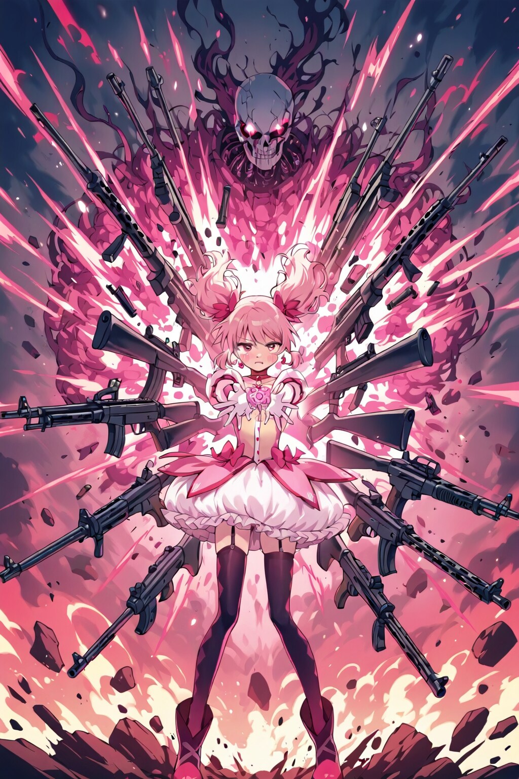 闇堕ちっぽい魔法少女
