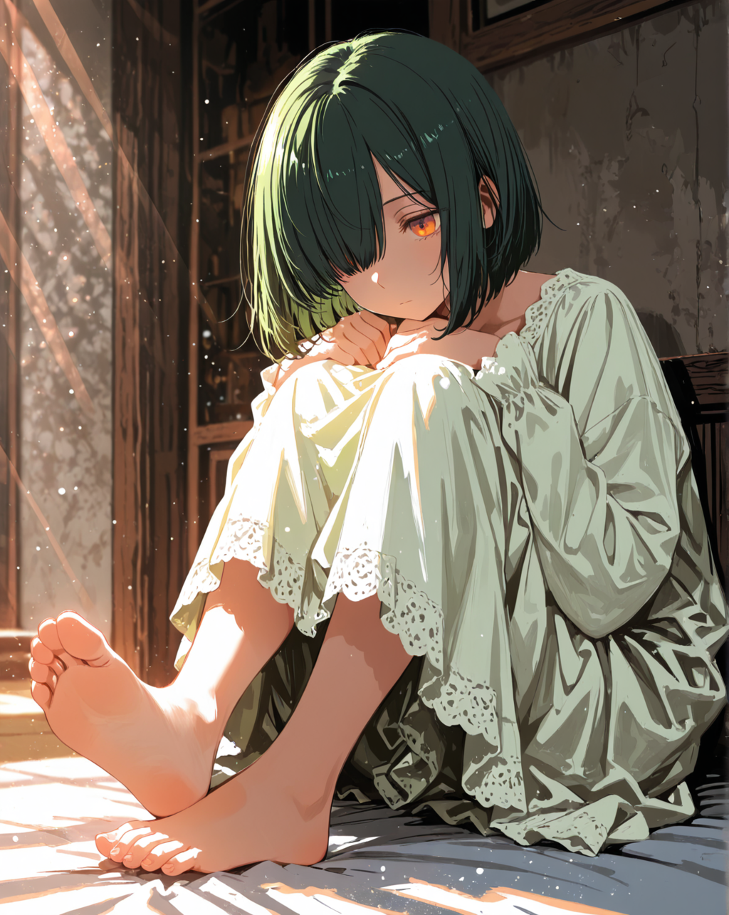 裸足の女の子が大好き