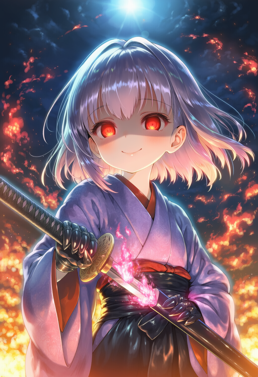 闇堕ち紫音ちゃん | の人気AIイラスト・グラビア