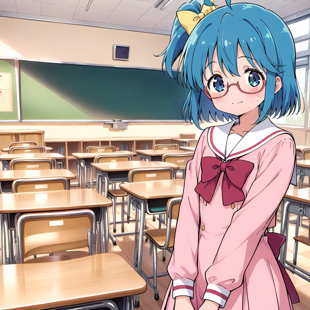 練習③ 優等生っぽいソラちゃん | の人気AIイラスト・グラビア