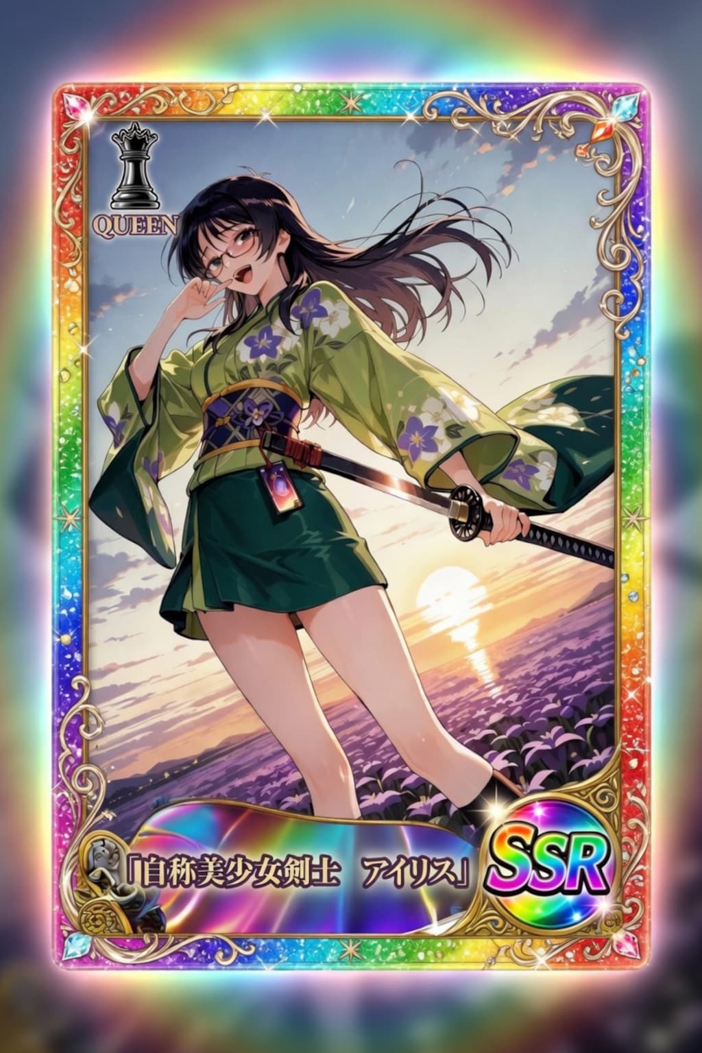 SSRレア　自称美少女剣士　アイリス