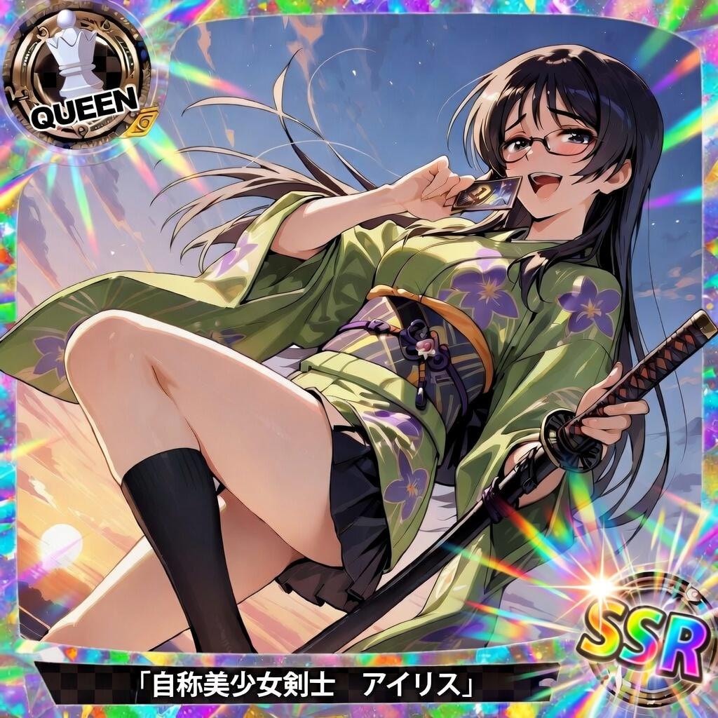 SSRレア　自称美少女剣士　アイリス