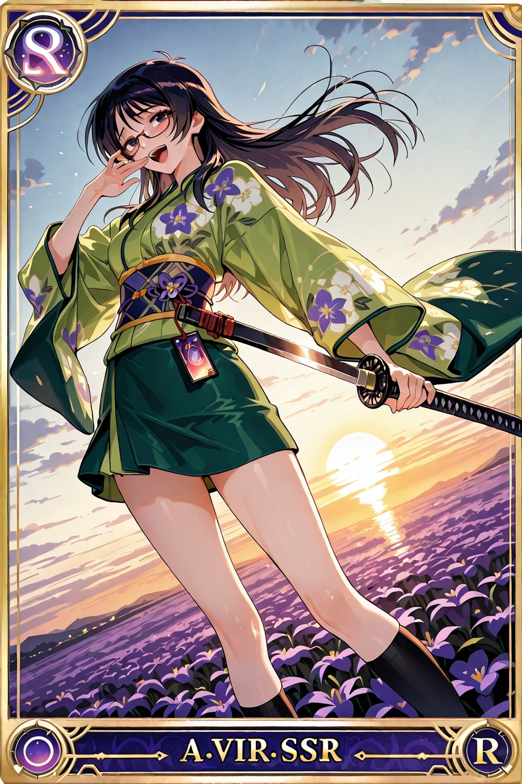 SSRレア　自称美少女剣士　アイリス