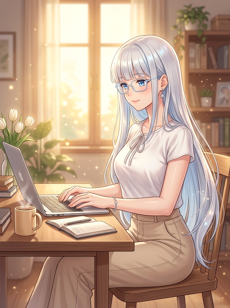 書斎でおうちワーク