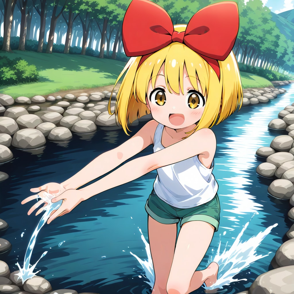 水遊び