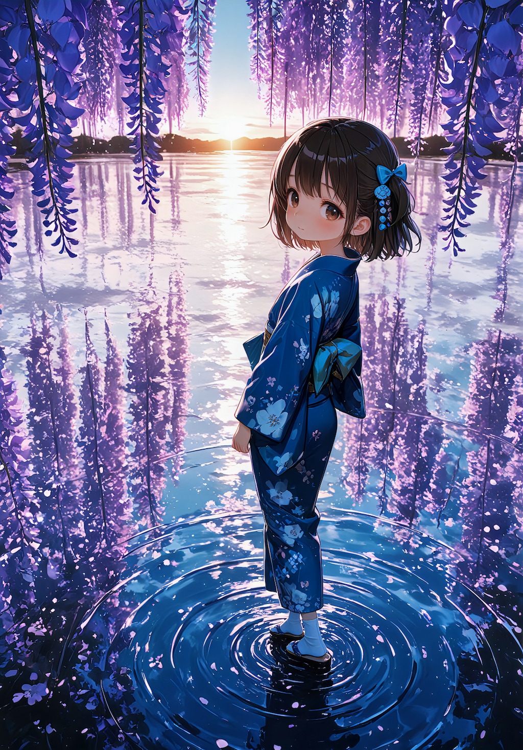 水鏡の藤