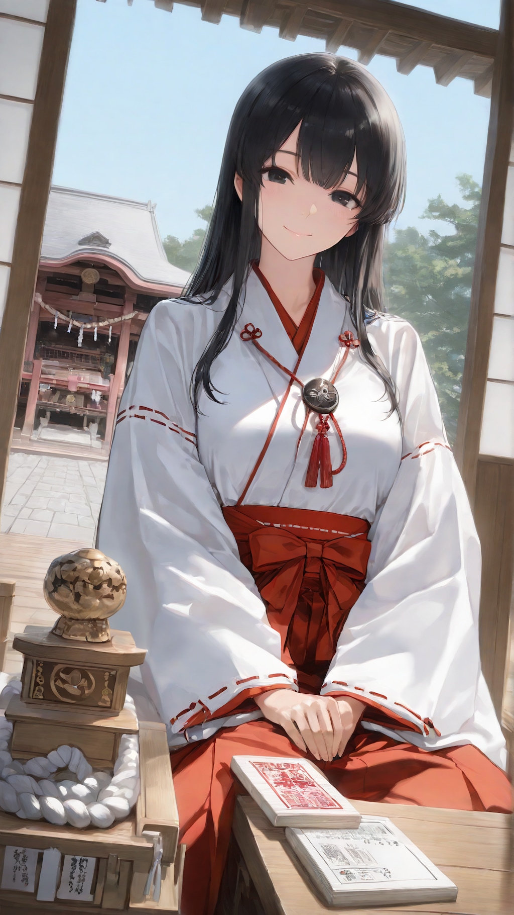 3月5日で巫女の日《Stable Diffusion XL版》