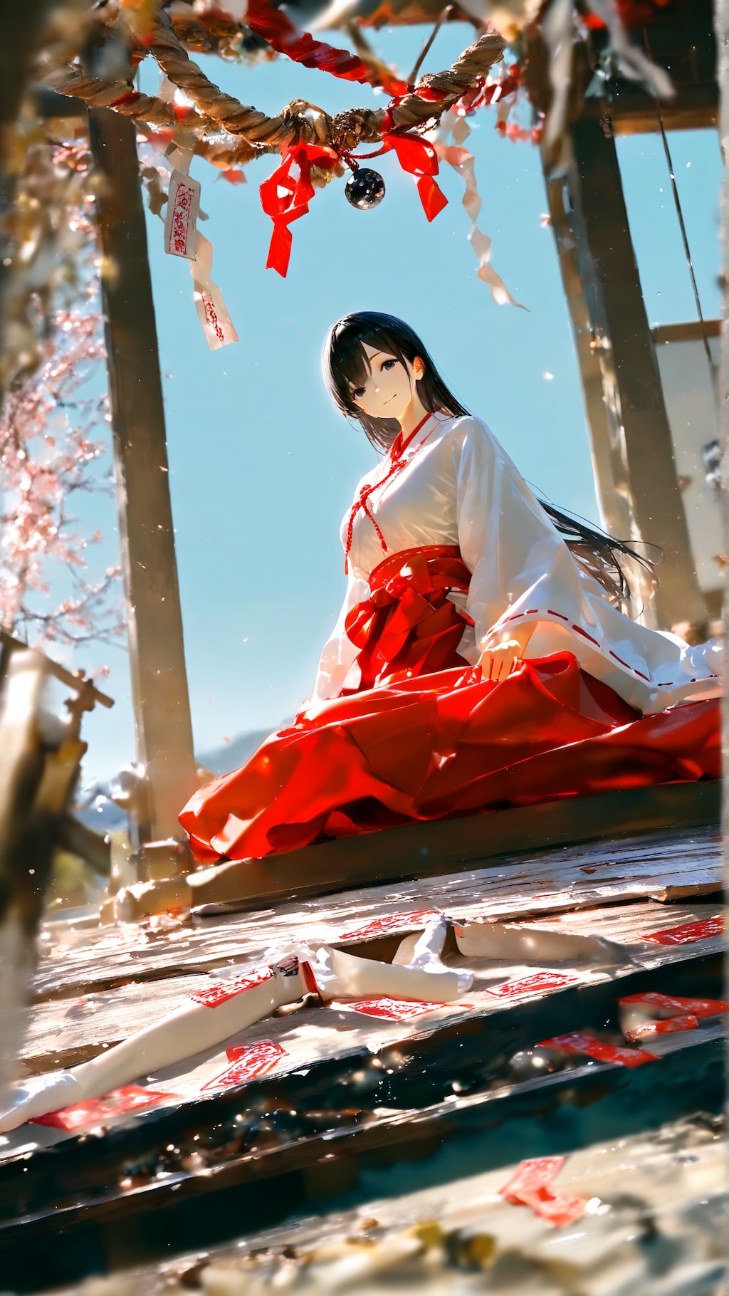 3月5日で巫女の日《Stable Diffusion XL版》