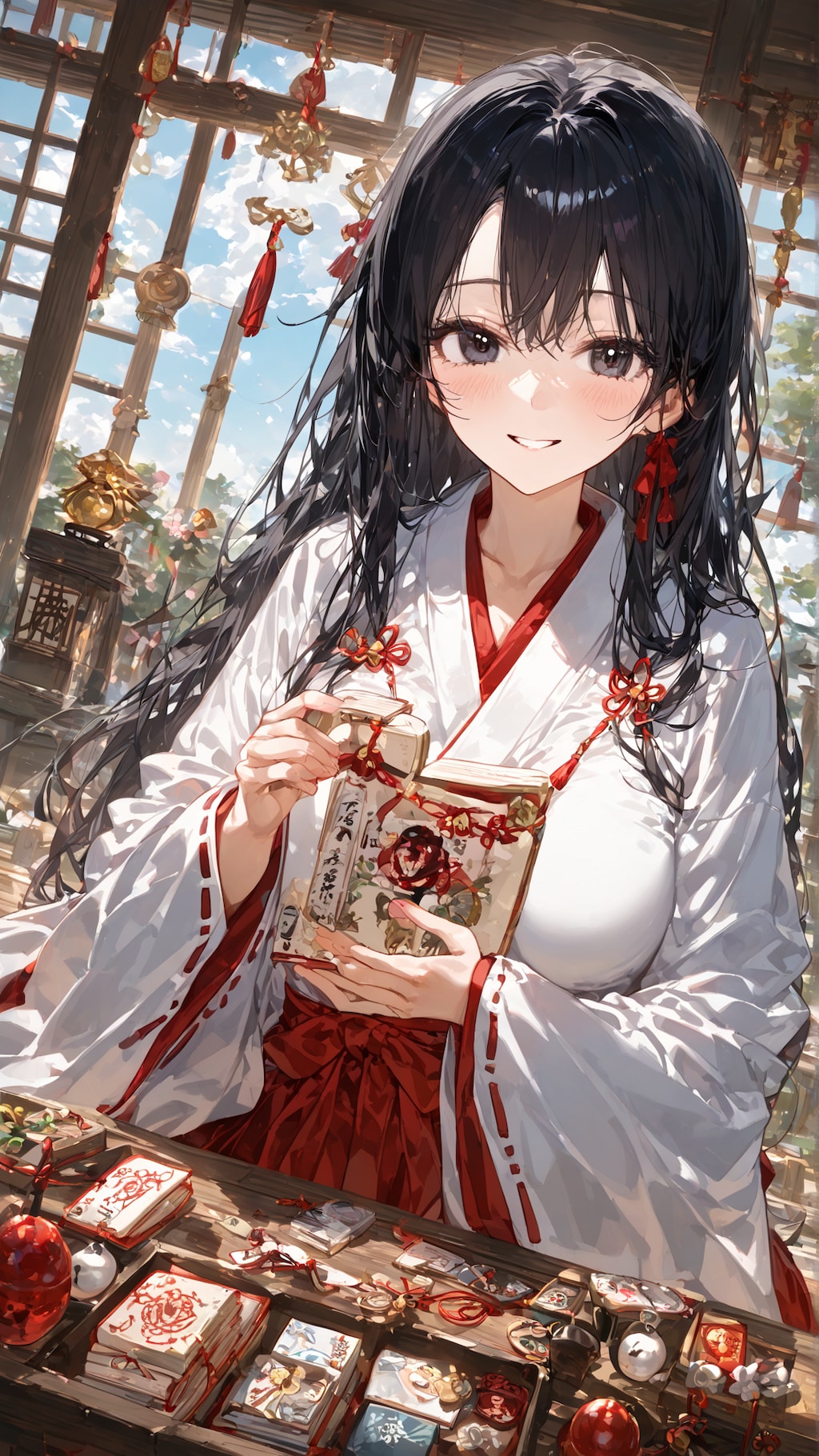 3月5日で巫女の日《Stable Diffusion XL版》