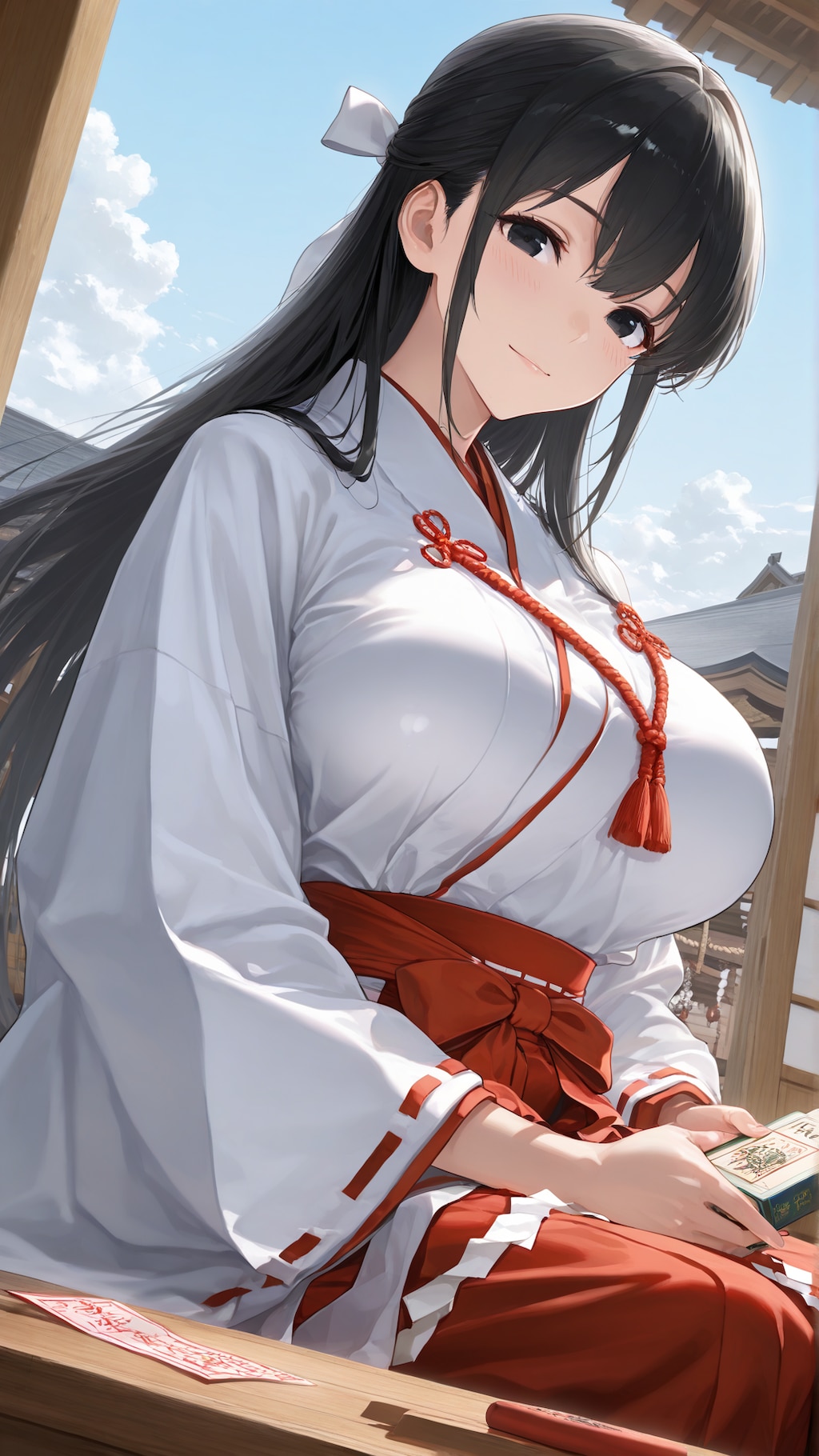 3月5日で巫女の日《Stable Diffusion XL版》