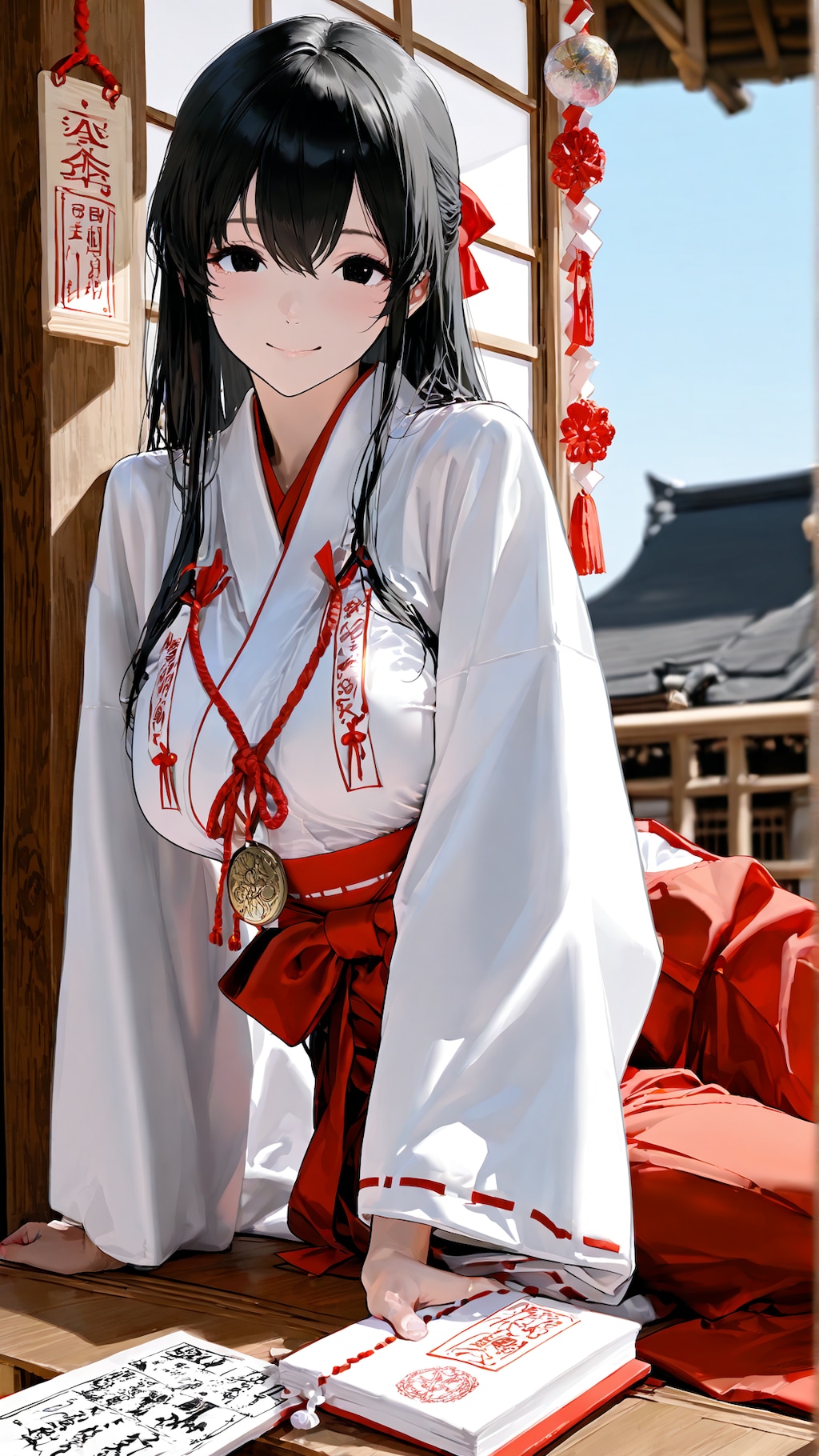 3月5日で巫女の日《Stable Diffusion XL版》