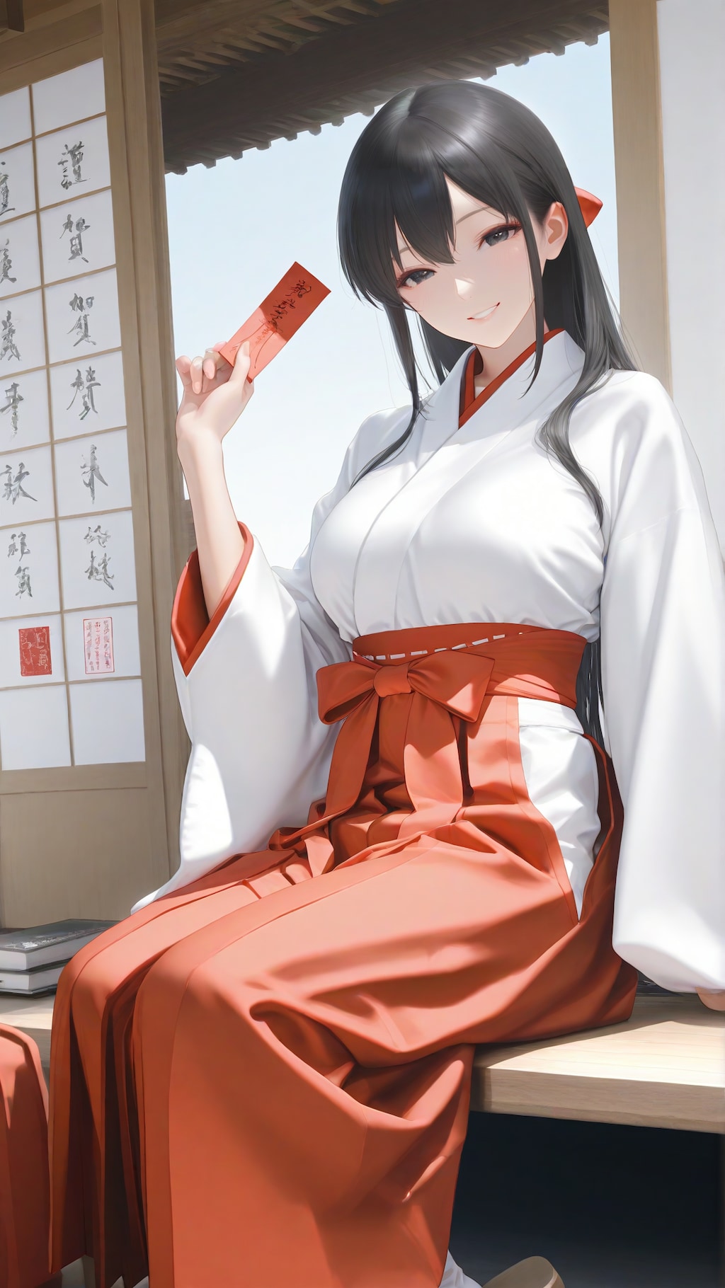 3月5日で巫女の日《Stable Diffusion XL版》