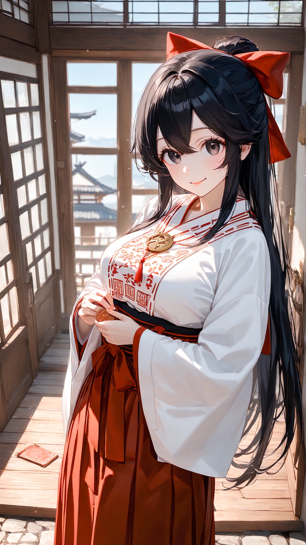 3月5日で巫女の日《Stable Diffusion XL版》