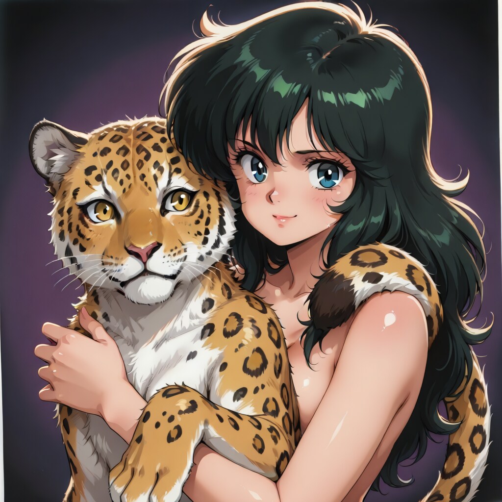 豹と少女_LUV