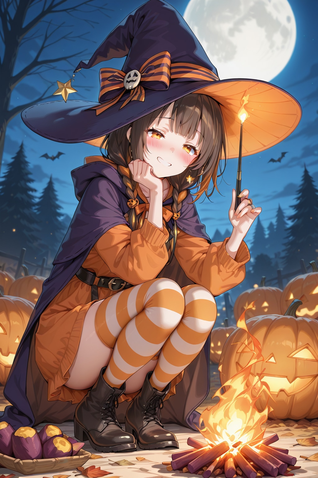 芋焼く魔女 | の人気AIイラスト・グラビア