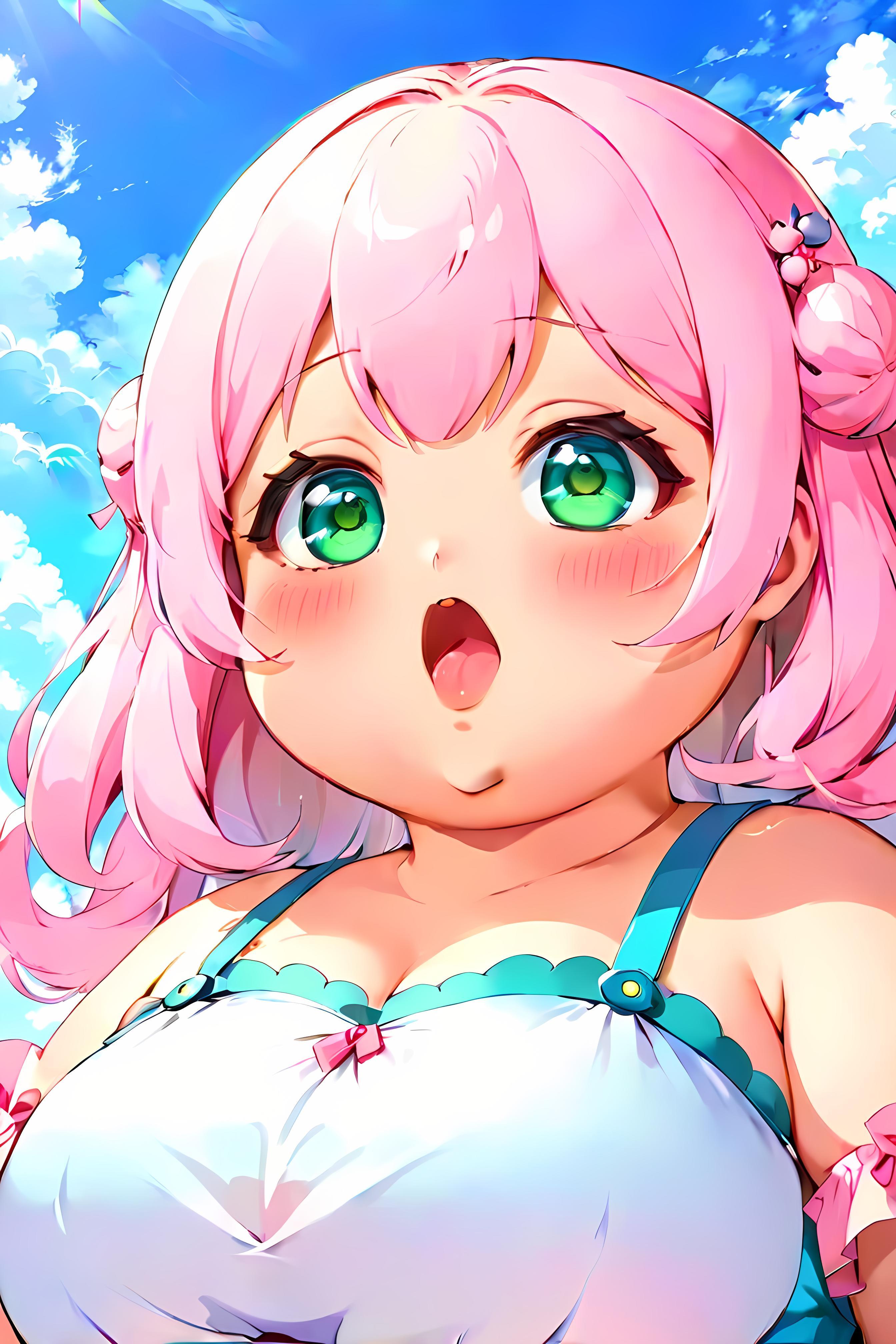 桜髪の美少女 | の人気AIイラスト・グラビア