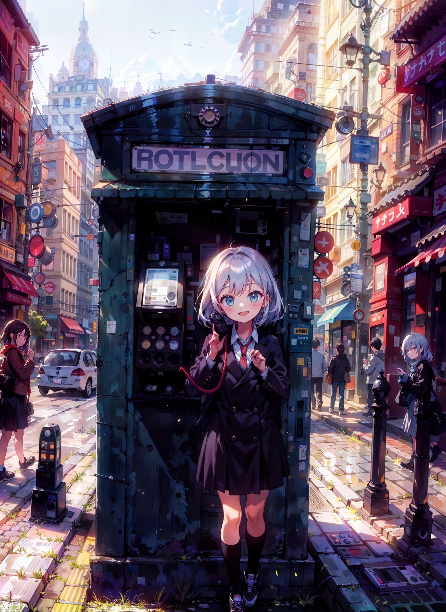 ちょっと寂れた公衆電話