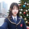 自撮りクリスマス③ 6枚目