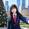 自撮りクリスマス③ 8枚目
