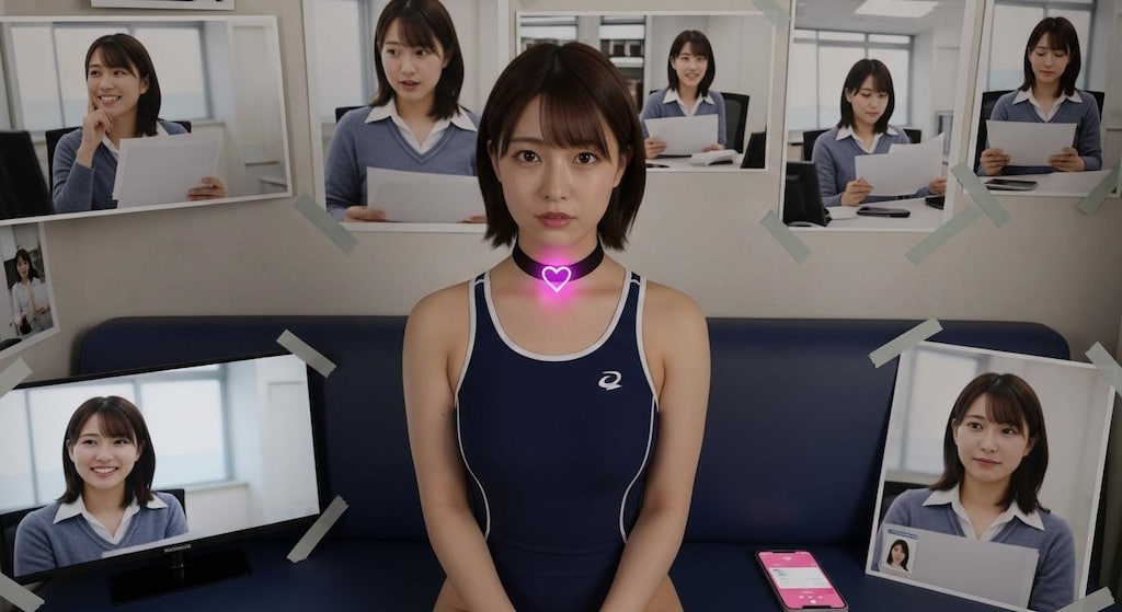 アプリを使って憧れの先輩を好き放題する