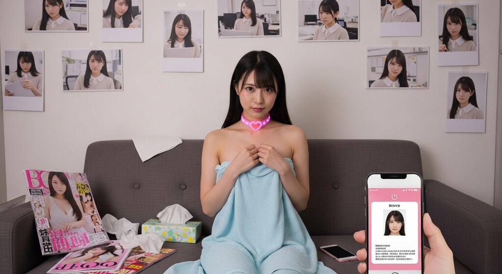 アプリを使って憧れの先輩を好き放題する