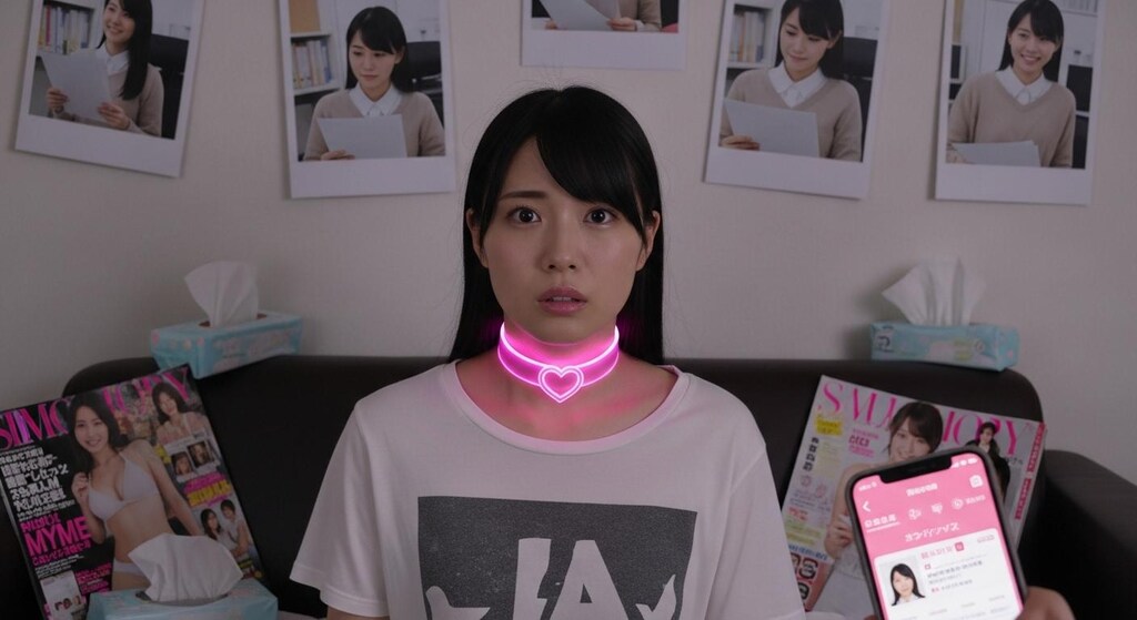 アプリを使って憧れの先輩を好き放題する
