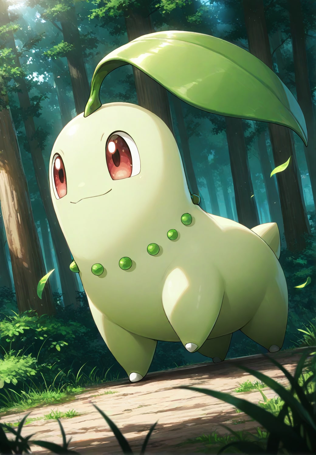 チコリータ/ポケモン (Chikorita/Pokemon) | の人気AIイラスト・グラビア