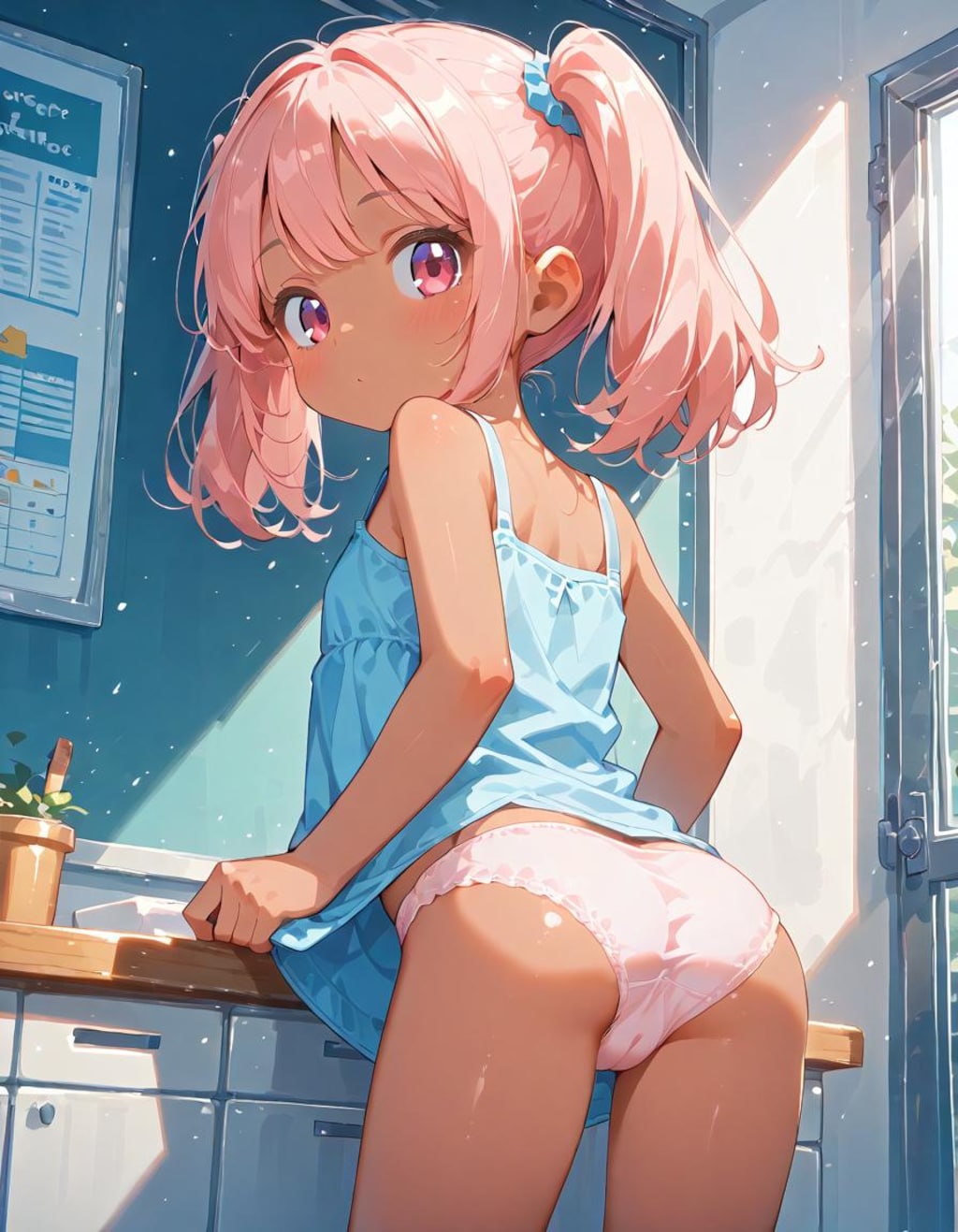 ピンクツインテちゃん