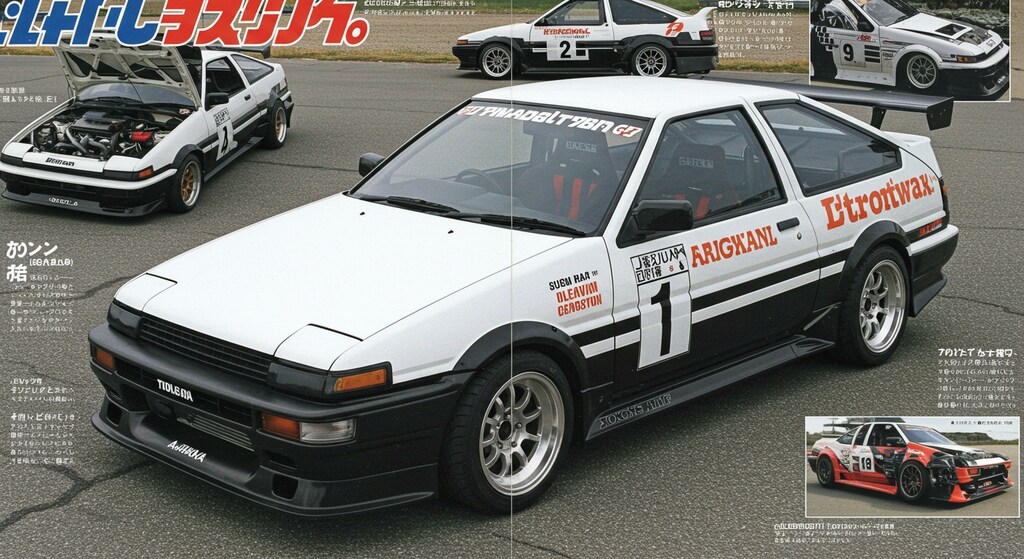 AE86レーシングカー