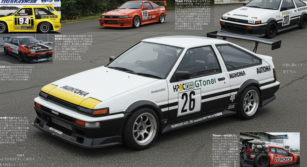 AE86レーシングカー