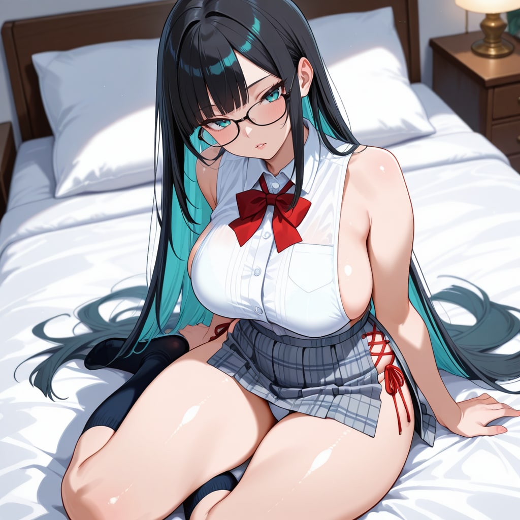 サイドカットアウトスリット夏服