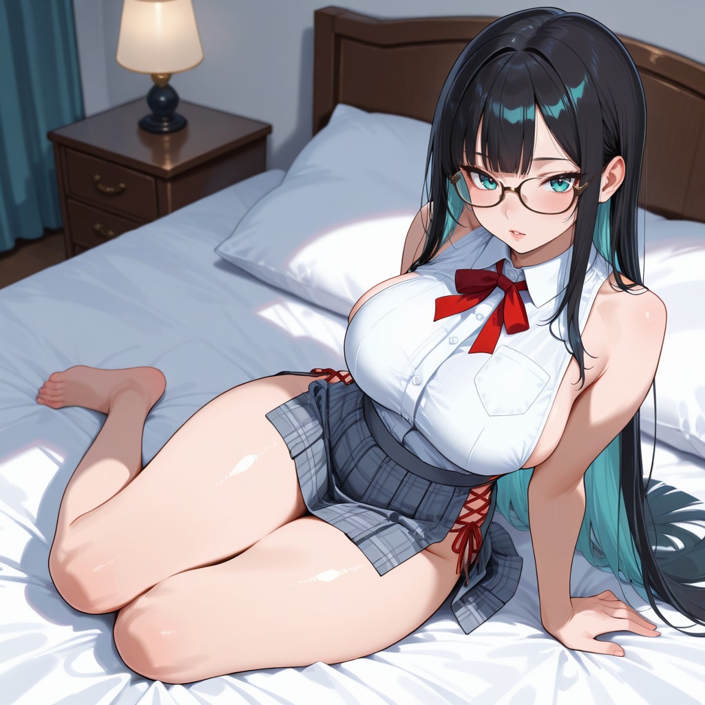サイドカットアウトスリット夏服