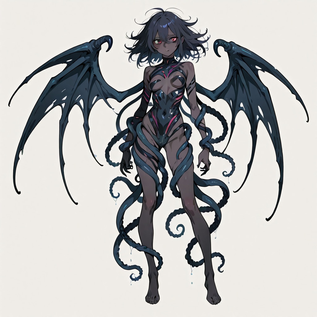 触手悪魔娘 | の人気AIイラスト・グラビア