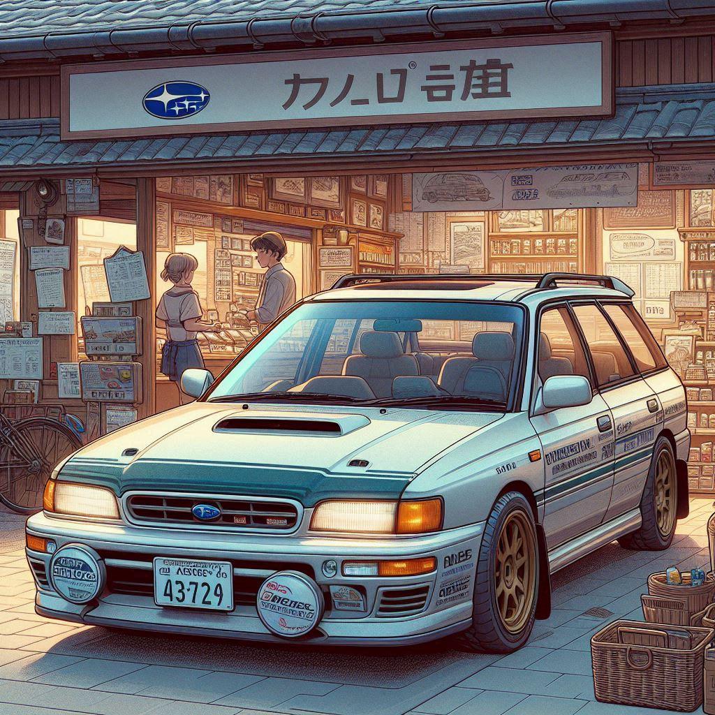 レガシィツーリングワゴンのラリー仕様 | の人気AIイラスト・グラビア