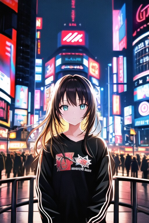 騒がしい街中で、私だけがいない
