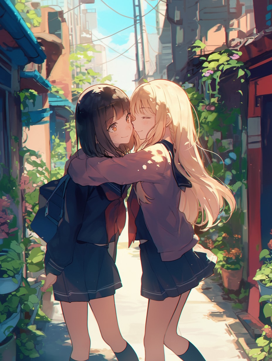 キスしたい二人のJK179