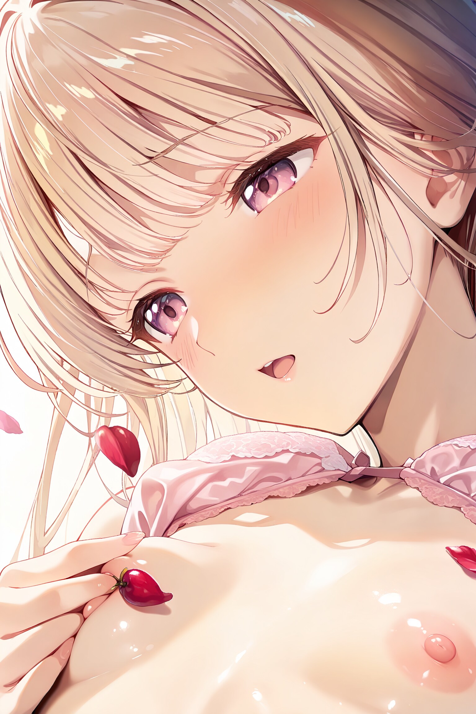 癖:乳首いじり