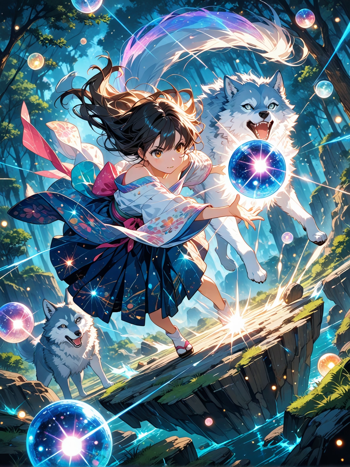 狼 | の人気AIイラスト・グラビア