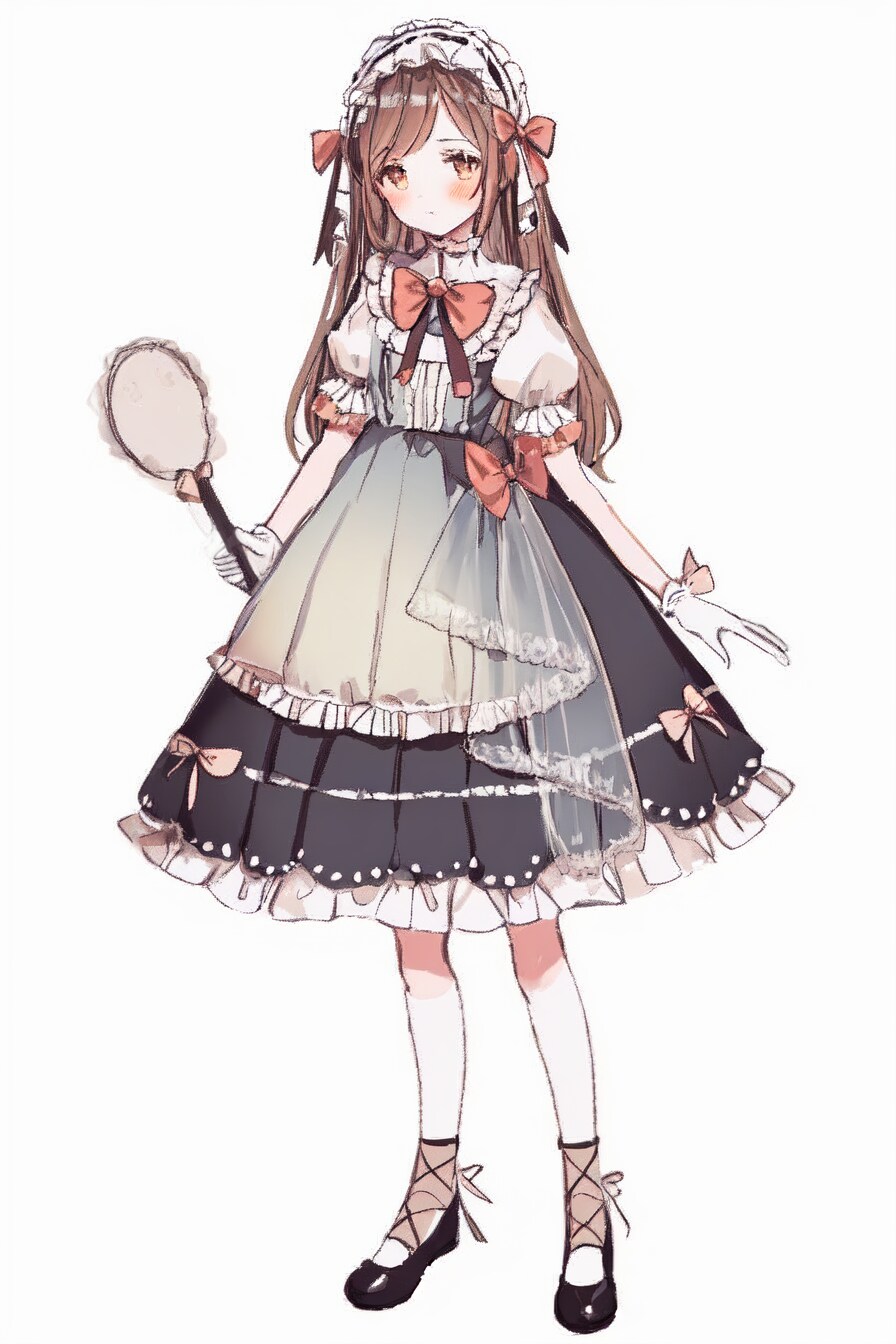 茶髪少女