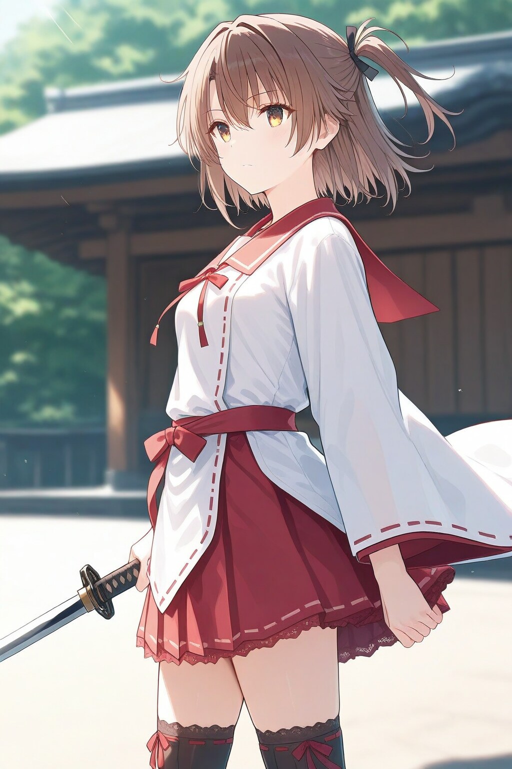 某アニメ風帯刀女子学生9