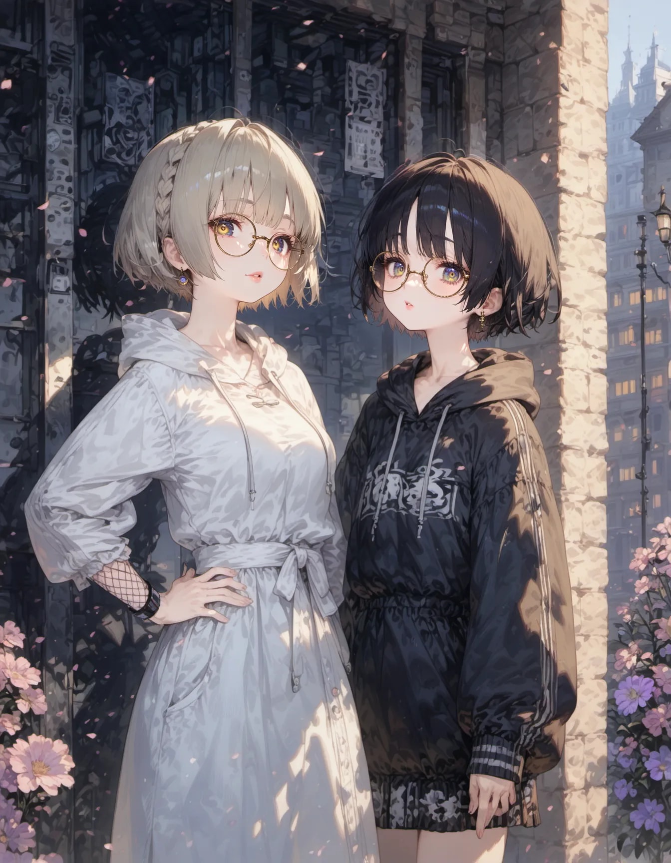 Twins of the Quiet Alley | の人気AIイラスト・グラビア