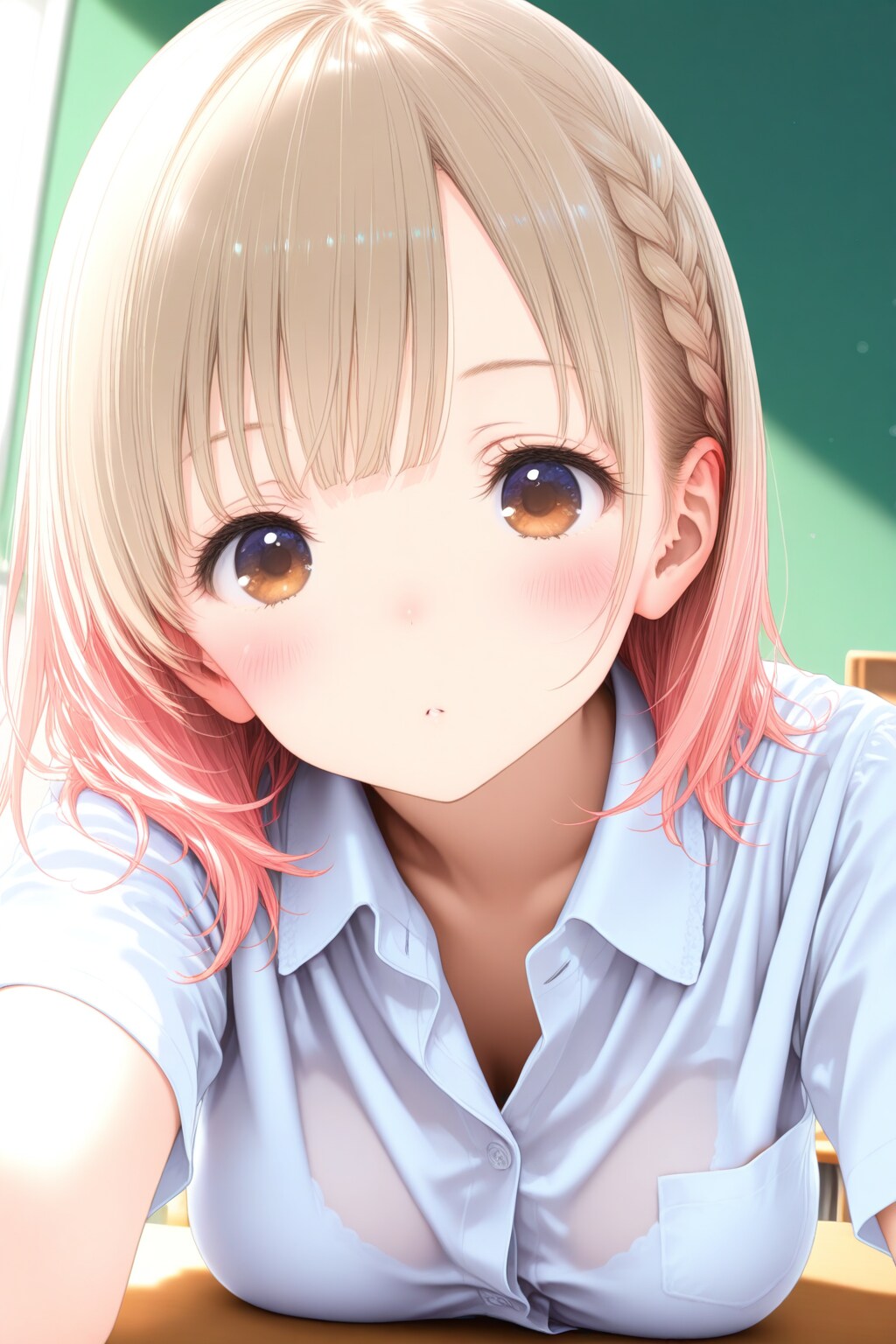 ベージュ髪の学生【DRAGON】