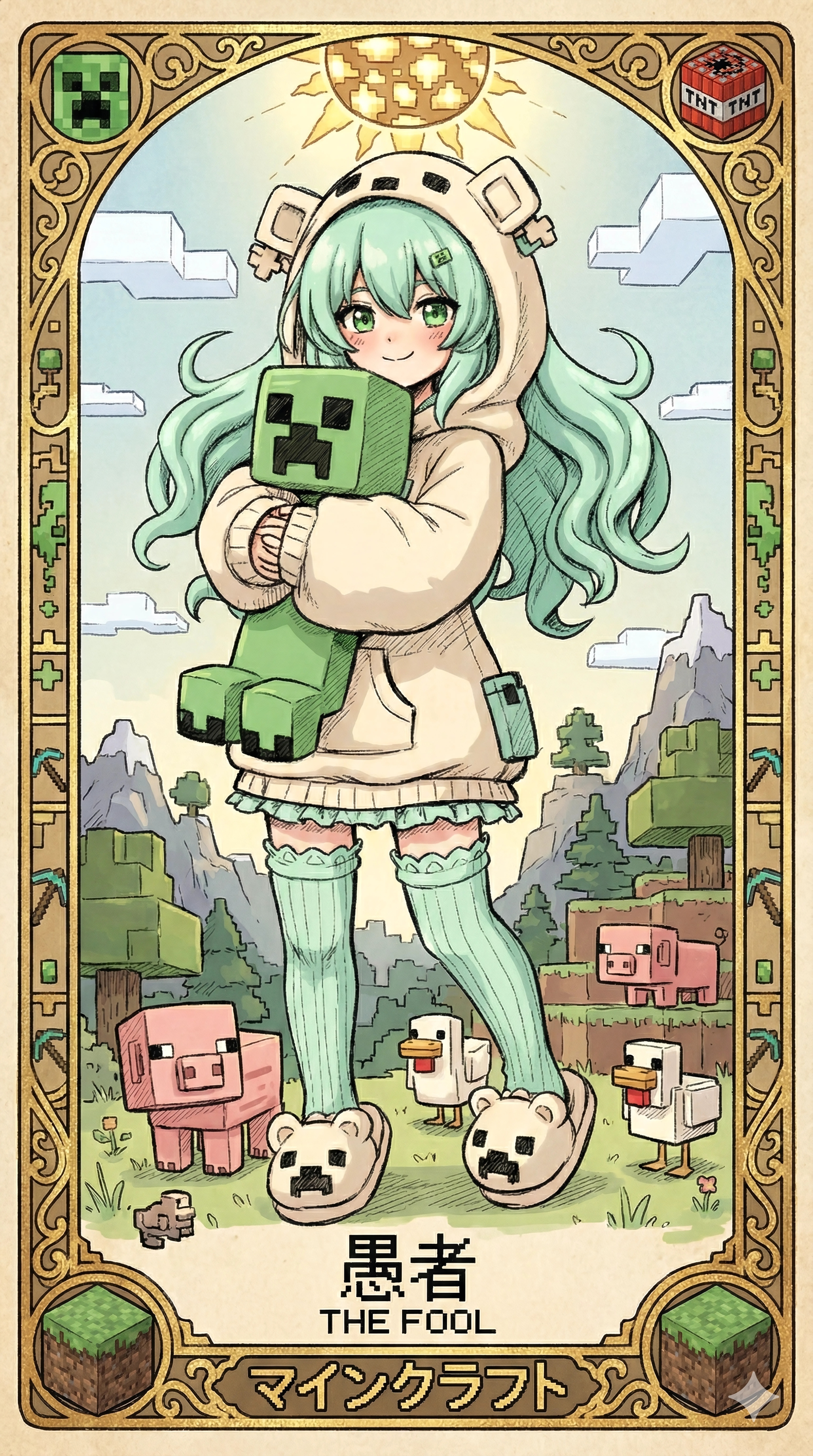 The Fool's Blocky Journey